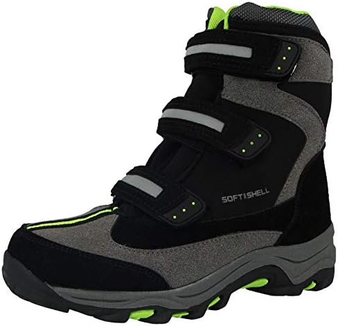 New Boys Girls Kids Snow Boots Waterproof Thermal Wellingtons Fur Winter