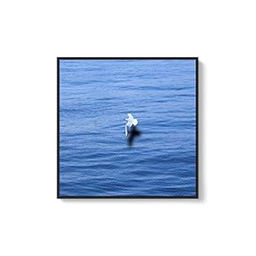 Framed Canvas Home Artwork Decoration Night Canvas Wall Art for Living Room, Bedroom - 16x16 inches