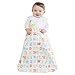 HALO SleepSack Cotton Wearable Blanket, Yellow Alphabet Pals, Large