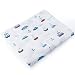 Muslin Swaddle Blankets Silky Soft 100% Cotton Absorbent 1 Pack 47&times;40 inch Large Muslin Swaddle Baby Shower Gift for Girl and Boy (Color NO5) primary