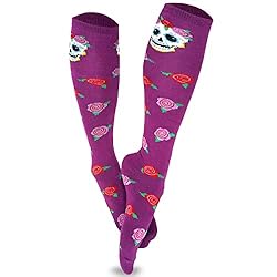 TeeHee Novelty Cotton Knee High Fun Socks 3-Pair