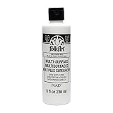 FolkArt Multi-Surface Paint (8 oz), 4645, Titanium White