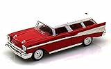 1957 Chevrolet Nomad, Red - Yatming 94203 - 1/43 Scale Diecast Model Toy Car