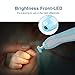 Baby Nail File Electric, Baby Nail Trimmer File Manicure Set with LED Light for Newborn, Kids and Adults