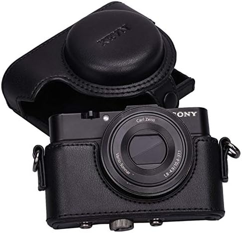 XEVN for Sony rx100 case,for Sony rx100 vi case,dsc-rx100 Mark ii,dsc-rx100 iii.dsc-rx100 iv,dsc-rx100 v Protective Leather Camera Case Bag