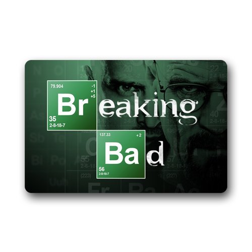 Custom TV Show Breaking Bad Door Mats Cover Non-Slip Machine Washable Outdoor Indoor Doormat 23.6x15.7 inch