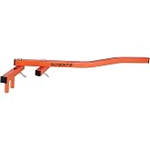 SDSNTE Steel Deck Board Straightening Removal Tool,One-Piece Steel Design | Straightens Bending Boards &amp; Tightens Gaps, Heavy-Duty 10Ga Deck Tool, Orange