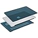 MOSISO Compatible with MacBook Air 13 inch Case Old Version 2010-2017 Release (Models: A1466 & A1369), Plastic Hard Shell Case & Keyboard Cover Skin, Deep Teal