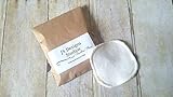 Bamboo Fleece Makeup Remover Pads - 10 Natural Face Scrubbies - Small Washcloth