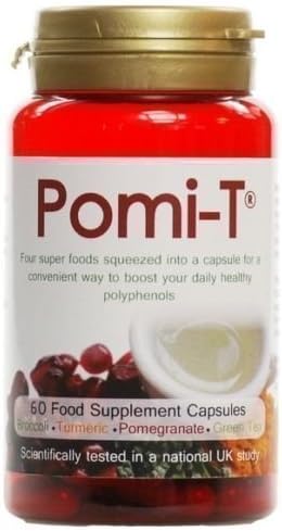Pomi-T Polyphenol Food Supplement 60 Capsules (180 Capsules) by POMI-T
