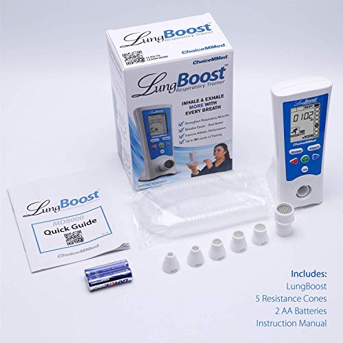 CHOICEMMED Lung Boost Electronic Smart Lung Exerciser Lung