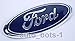 FORD F-250 F-350 2005 - 2007 BLUE OVAL FRONT GRILLE 9 INCH LOGO 4L3Z-1542528-AB