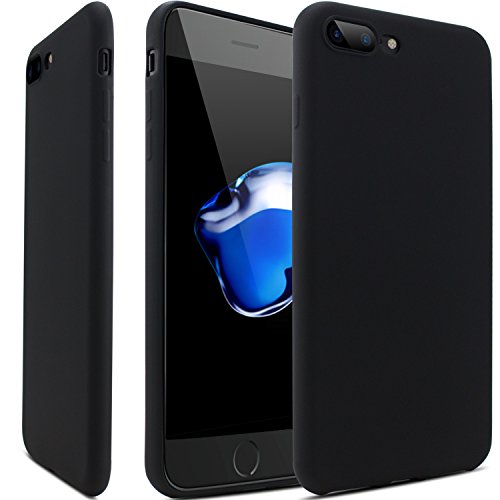 iPhone 7 Plus Case, BIGTREE Soft Touch Flexible TPU Case Superior Coating Cover Matte Finish Slim Profile Phone Protectors for Apple iPhone 7 Plus (iPhone 7 Plus Case Black)