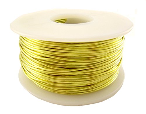 24 Ga Brass Round Wire 800 Ft Spool (Dead Soft) Pack Of 1- New