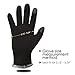 GLOUE Women's Touch Screen Gloves Texting Lined Cashmere Thick Gloves Warm Whether Winter Gloves Driving riding outdoor and indoor fashionable gloves (Black)