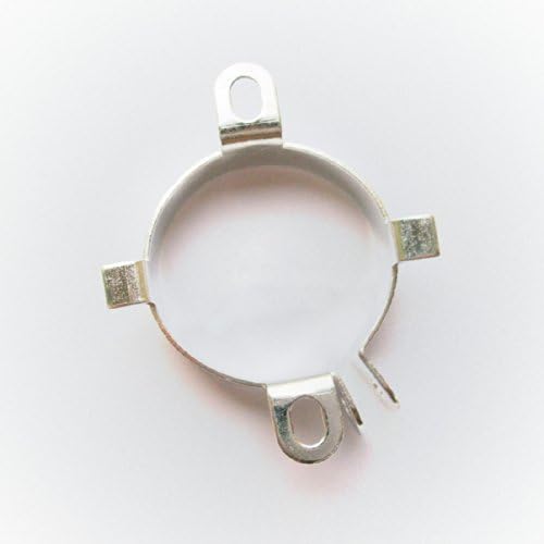 Cary 4pcs 30mm 1-3/16" Film Electrolytic Can Capacitor Metal Clamp Tube Sockets Audio