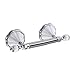 MODONA Four Piece Bathroom Accessories Set, Includes 24” Towel Bar, Robe Hook, Towel Ring, and Toilet Paper Holder – White Porcelain & Chrome - Flora Series - 5 Year Warrantee