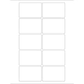 ChromaLabel 2 x 3 Inch Square Label, Printable White Labels, Stickers Compatible with Laser and Inkjet Printers, 250 Printable Label Stickers, White