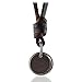 Seven And Eight Men's Vintage Punk Rock Style Camera Shape Leather Necklace Chain Cowboy Jewelry (Coffee Coins)