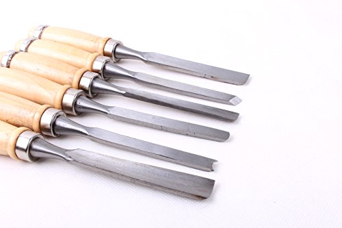 12 Piece Wood Carving Hand Chisel Tool Set Woodworking Professional Gouges With Pouch