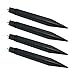 New Huing 4 PCs Plastic Spikes Solar Torch Lights Replacement ABS Plastic Spikes Ground Stake for Garden Lights