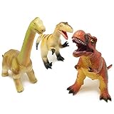 Boley Jumbo Dinosaur Toy Set - 3 Pack Big Soft