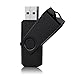 Kootion 16 GB USB Flash Drive 3.0 Flash Drive 10 Pack Thumb Drive Keychain Memory Stick Black