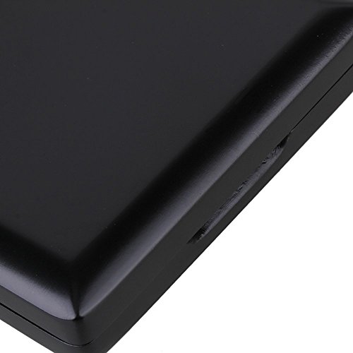 image for Yibuy 94x84x22mm Black Solid Wood 4 Bassoon Reeds Case Storage Protect