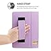Snugg iPad Air & New iPad 9.7 inch 2017 Case - Smart Cover Case with Kick Stand & (Purple Leather) for the Apple iPad Air 1 (2013)