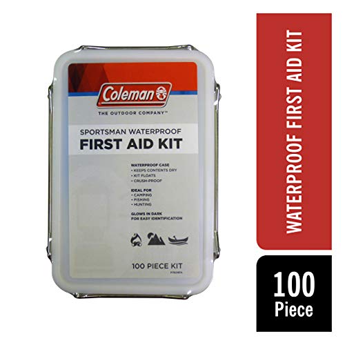 Coleman Sportsman Waterproof First Aid Kit, 100Piece for boating by