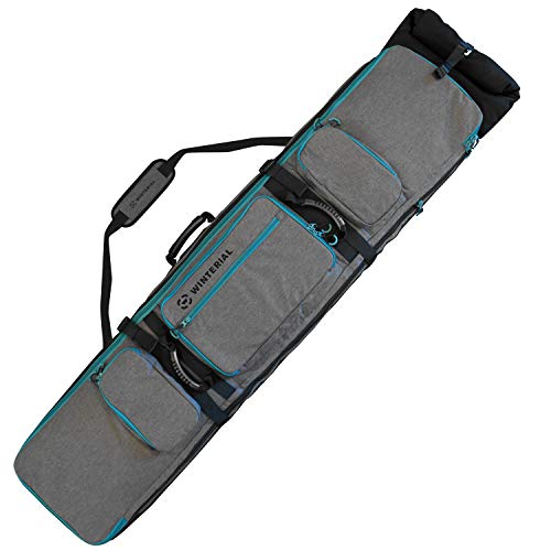 Winterial Rolling Expandable Snowboard and Ski Bag Ski and Snowboard