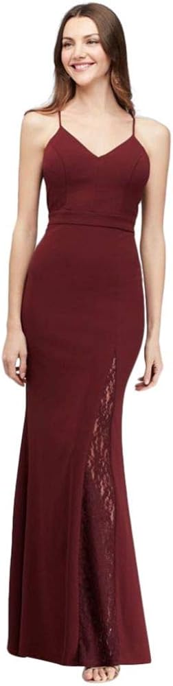 aqua scuba crepe mermaid gown