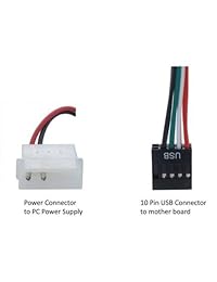 Sedna 10 Port USB 2.0 Hub interno (Floppy Bay)