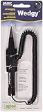 MMF Industries Wedgy Anti-Microbial Scabbard Style Cord Pens/Counter Pens with Adhesive-Backed Square Base, Black Ink, Single Pen (28604)