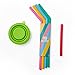 Reusable Drinking Straws With Collapsible Silicone Cup and Small Replacement Straw ToGo