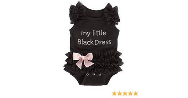 my little black dress onesie