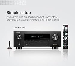 Denon AVR-X3800H 9.4-Ch Receiver - 8K UHD Home
