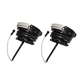 Poweka Pack of 2pcs Fuel Tank Cap for Stihl BR500 BR550 BR600 Back Pack Blower Replace 00003500533