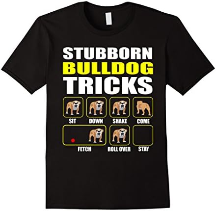 Men's English Bulldog | Stubborn Bulldog Tricks Special Edition Small Black