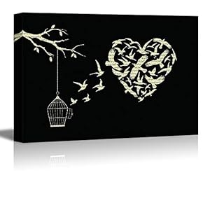 Black and White Art Pictures Home Wall for...