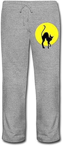Umison Cat In Moon Women Running Pants Ash M