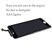 Compatible with iPhone 6 Replacement Screen Black - Compatible with iPhone 6 LCD Screen Digitizer Touch Display Frame Assembly Kit with Repair Tools + Glass Screen Protector, iPhone 6 4.7 Inch Only