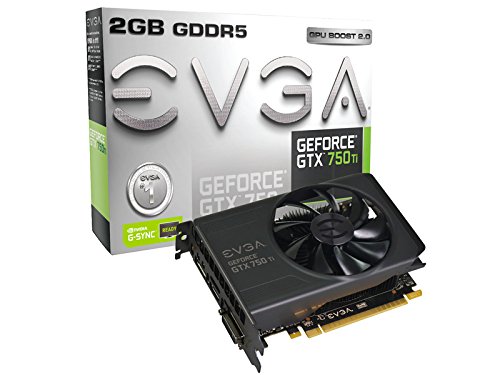 EVGA NVIDIA GTX 750Ti 1020MHz (Boost 1085MHz) 5400MHz 2GB 128-bit GDDR5 HDMI DVI-I DP PCI-E Graphics Card