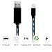 Tenfly Premium LED Flowing Light Glow in Dark Micro USB Cables Charge & Sync Cords for Samsung/HTC/GPS/MP3/Bluetooth and All Micro USB (Android)