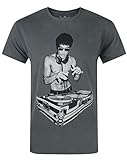 Official Avengers Age Of Ultron Tony Stark Bruce Lee DJ Men's T-Shirt By BNA78 (XL)