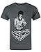 Official Avengers Age Of Ultron Tony Stark Bruce Lee DJ Men's T-Shirt By BNA78 (XL)