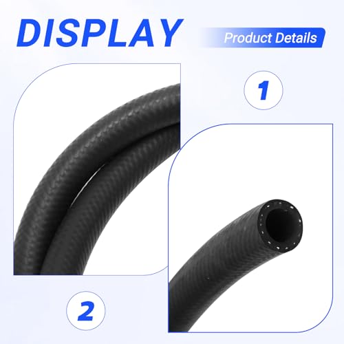 3/8" ID x 25 Ft EPDM Rubber Agricultural Spray Hose - 1 photo 10