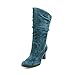 Naturalizer Lamont Round Toe Suede Mid Calf Boot