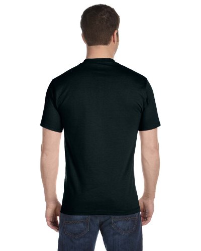 Hanes Men's TAGLESS ComfortSoft Crewneck T 4P_Black_XL