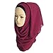 Weixinbuy Elegant Style Sheer Chiffon Lurex Muslim Long Scarf Hijab
